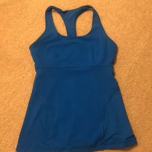 Beautiful turquoise work out tank!